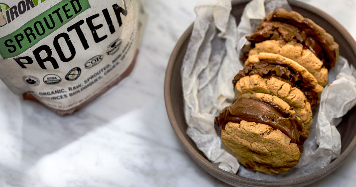 Chocolate Peanut Butter Ice Cream Sandwiches