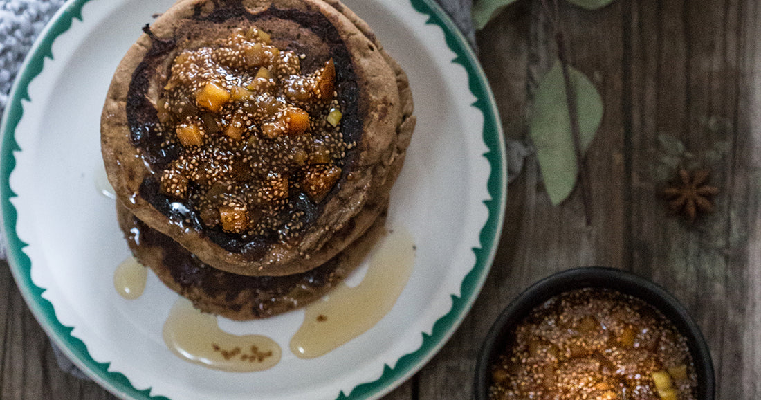 Cinnamon Swirl Pancakes