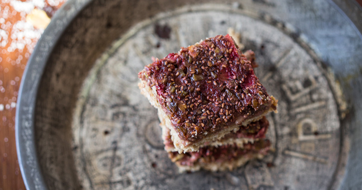 Strawberry-Pistachio Lemonade Squares