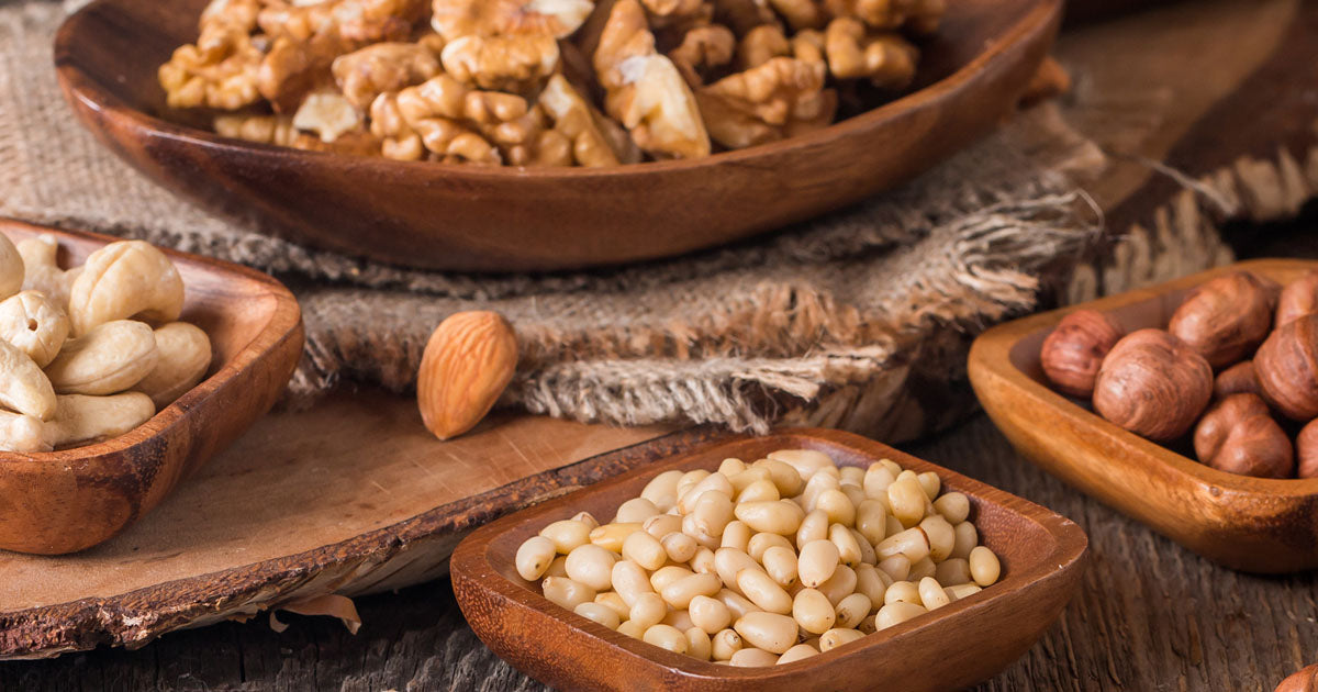 different types of nuts