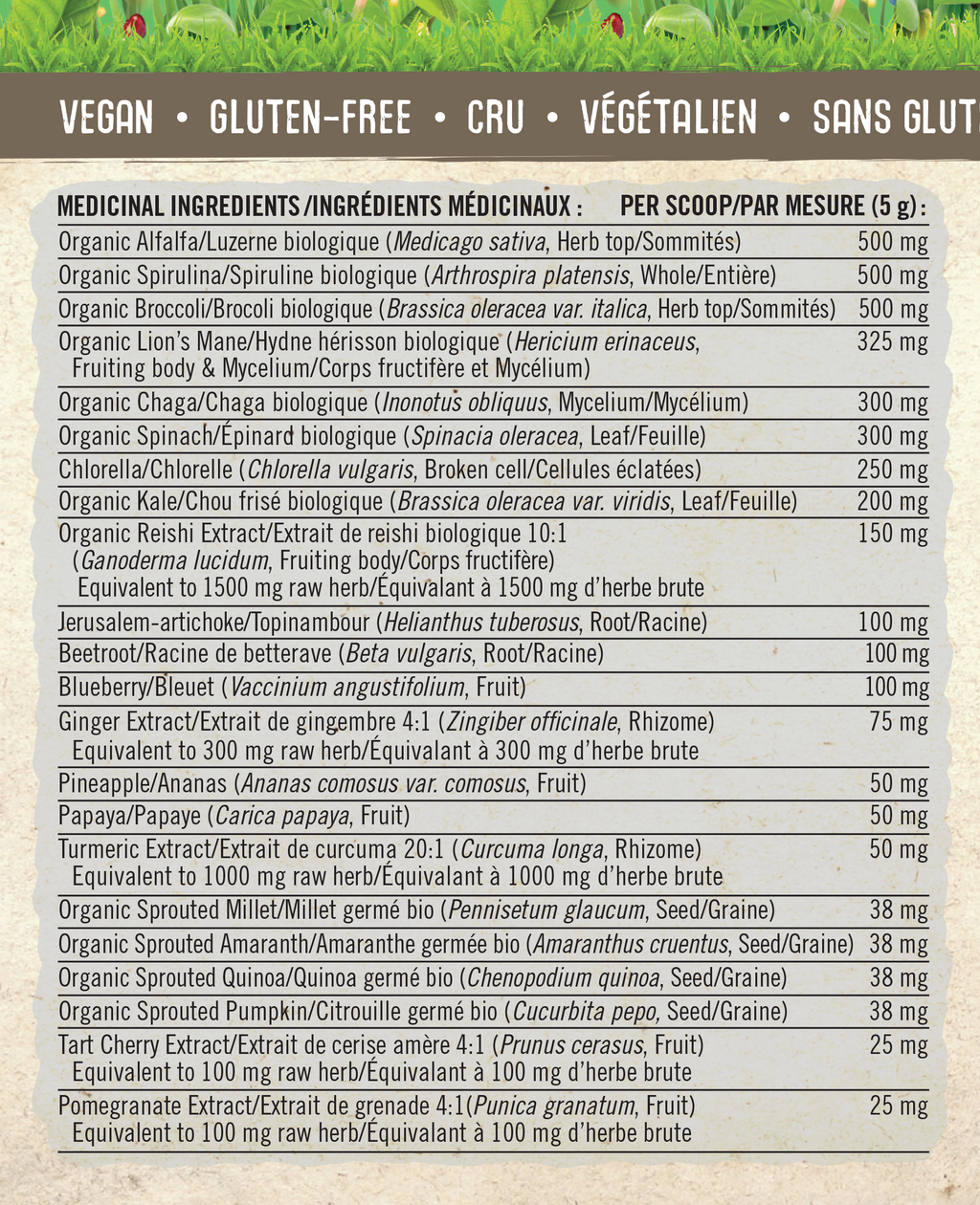 31001804 Iron Vegan Superfoods & Greens g IV9978_NFP