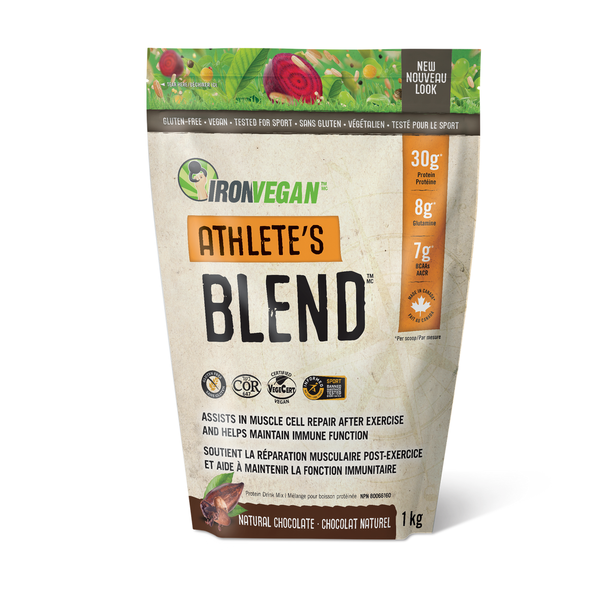 IV9011_Athletes_Blend_Chocolate_1 kg_Bag